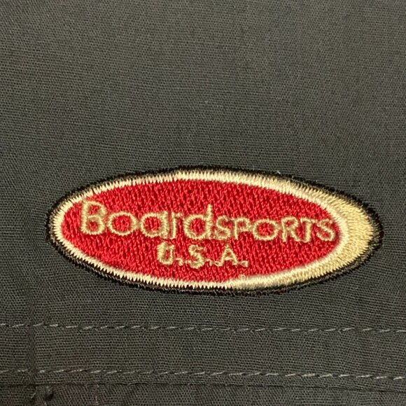 Boardsports USA Mens Button Down Shirt Removable Sleeves Size Large Like New - Picture 5 of 9